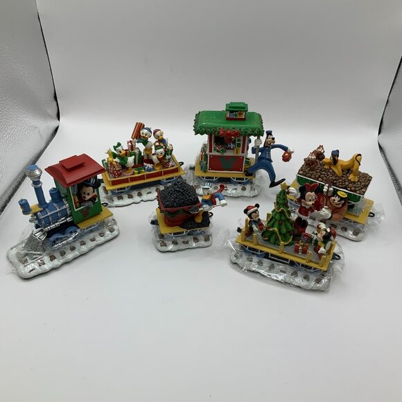Danbury Mint Disney Vintage Mickey's Express Christmas Train Set - Picture 1 of 9